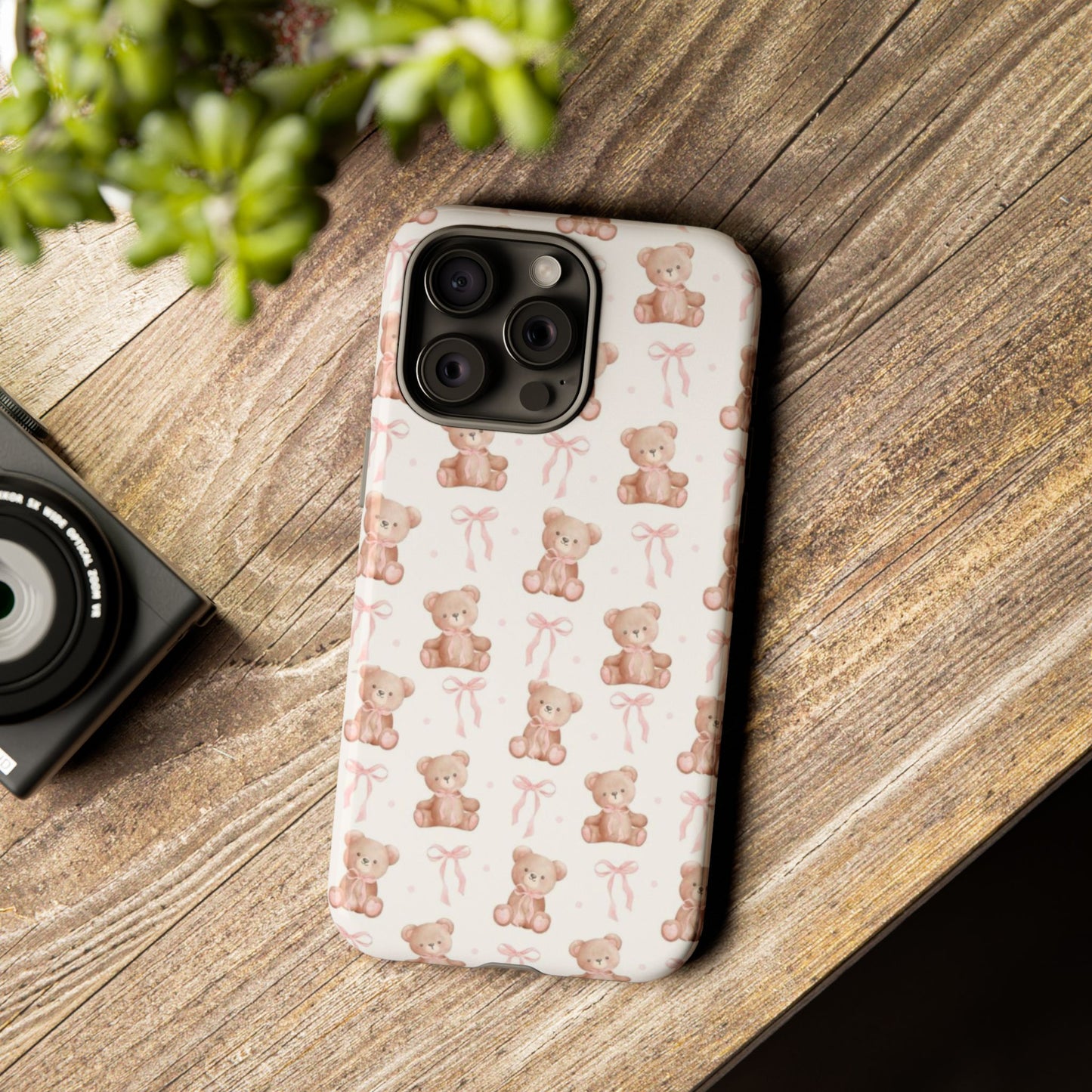 Coquette Teddy Bear Phone Case