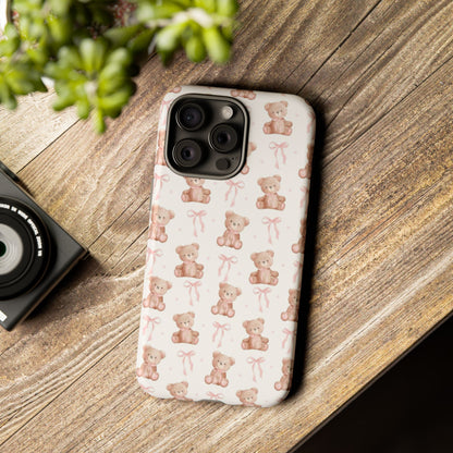 Coquette Teddy Bear Phone Case