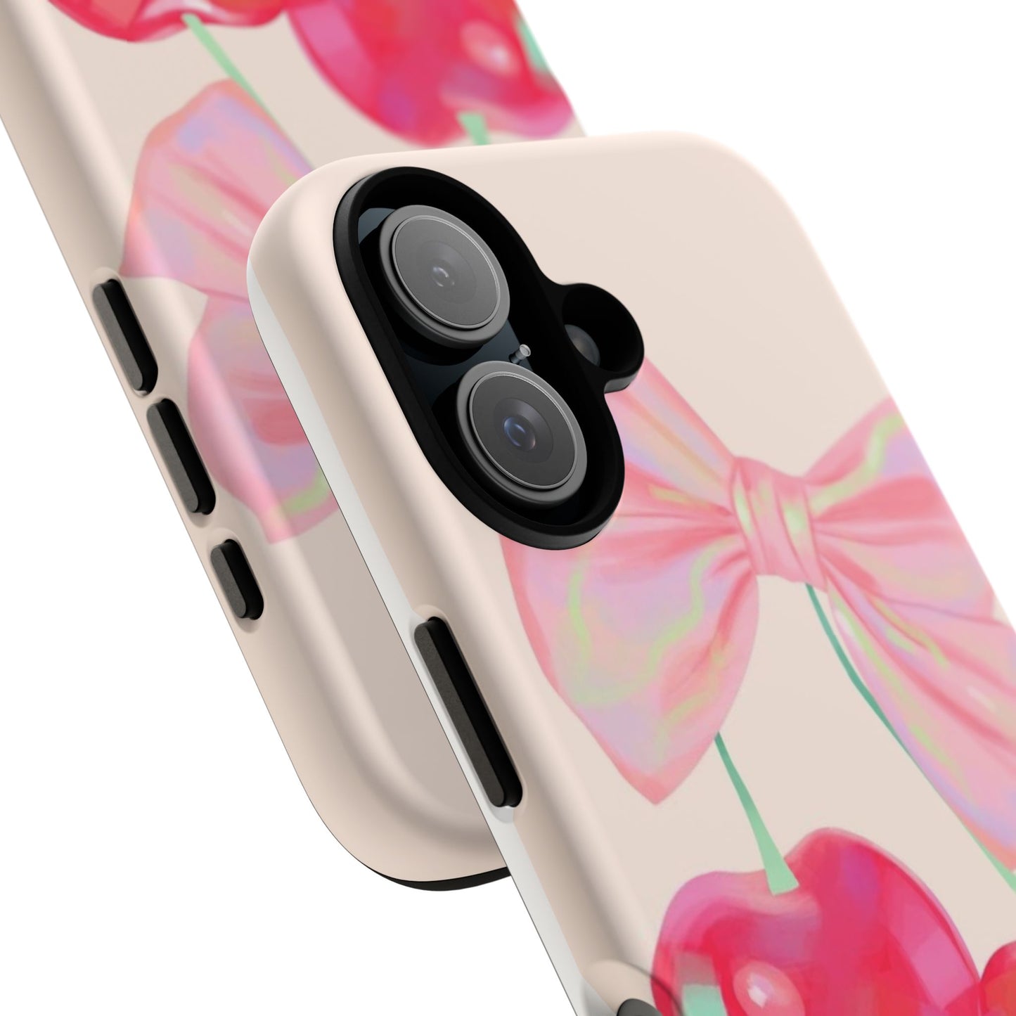 Cherry Bow Pink Phone Case