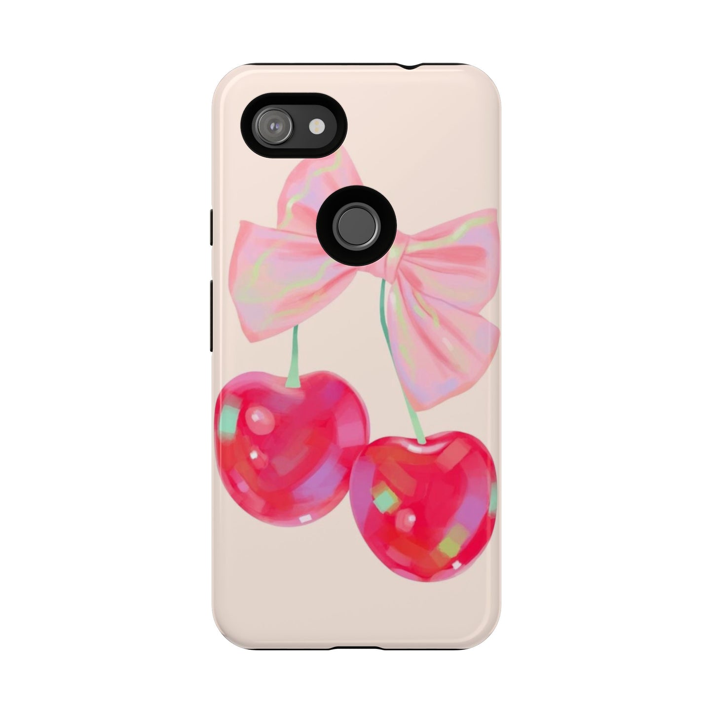 Cherry Bow Pink Phone Case
