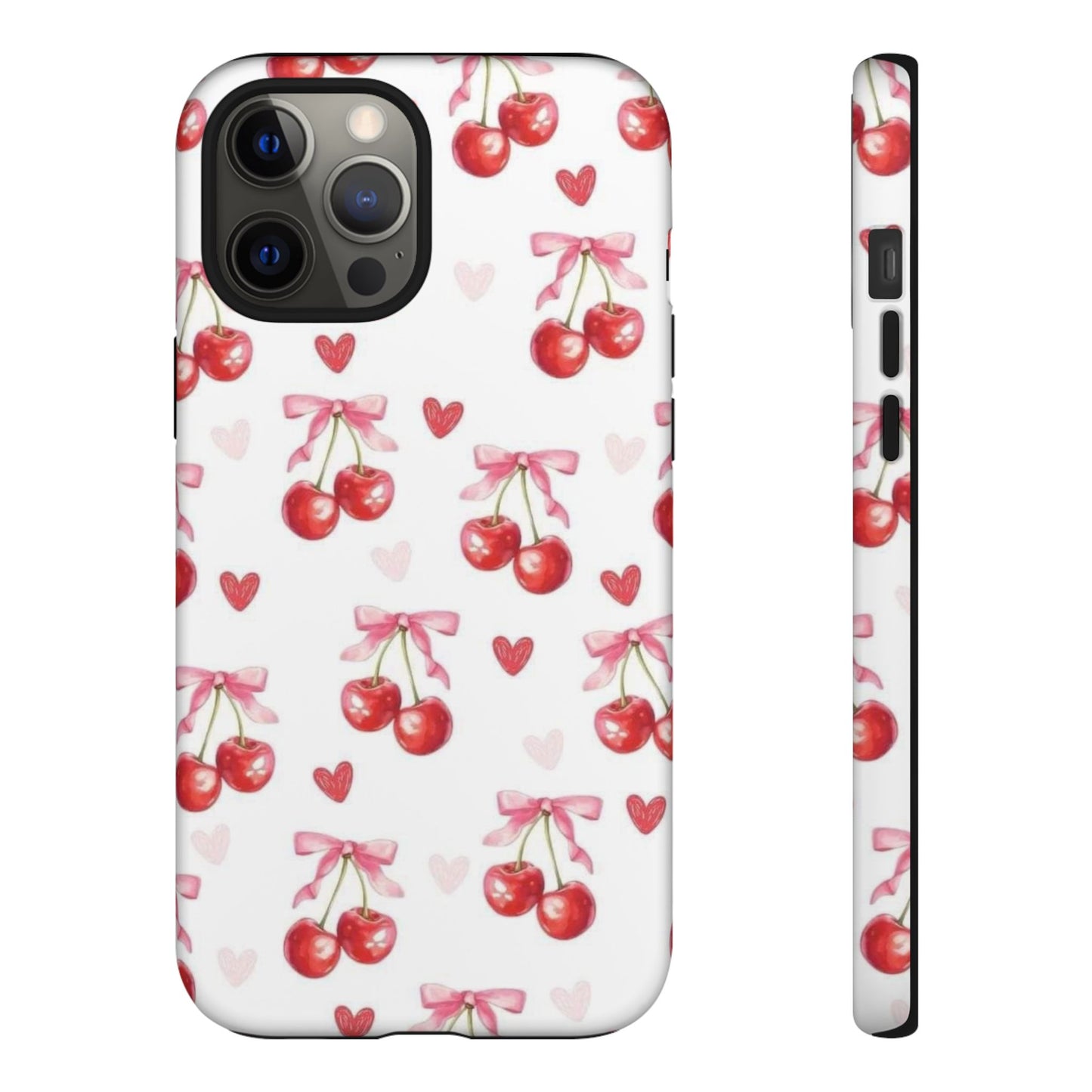 Cherry Coquette Cute Durable Tough Phone Case