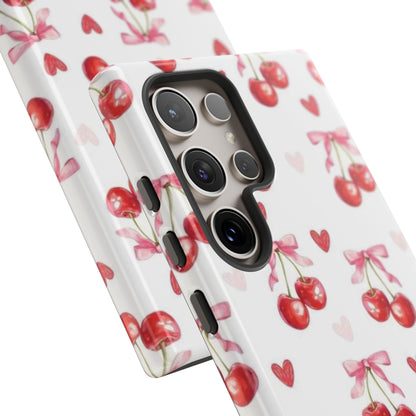 Cherry Coquette Cute Durable Tough Phone Case