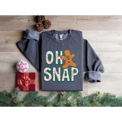 Oh Snap Gingerbread Sweatshirt