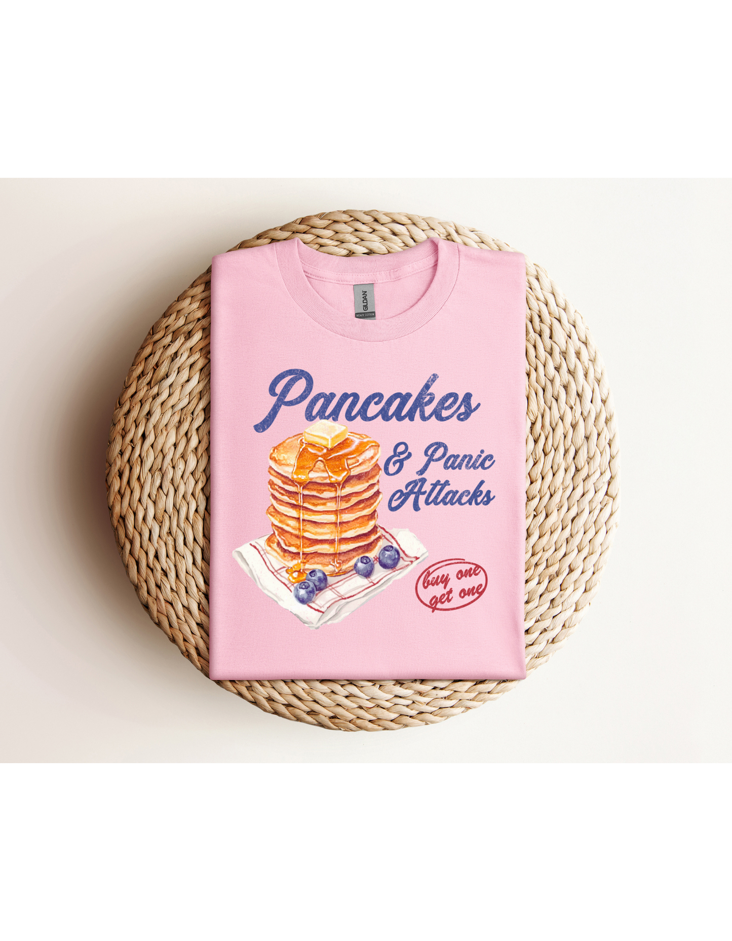 Pancake & Panic Attacks Distress Shirt