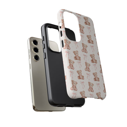 Coquette Teddy Bear Phone Case