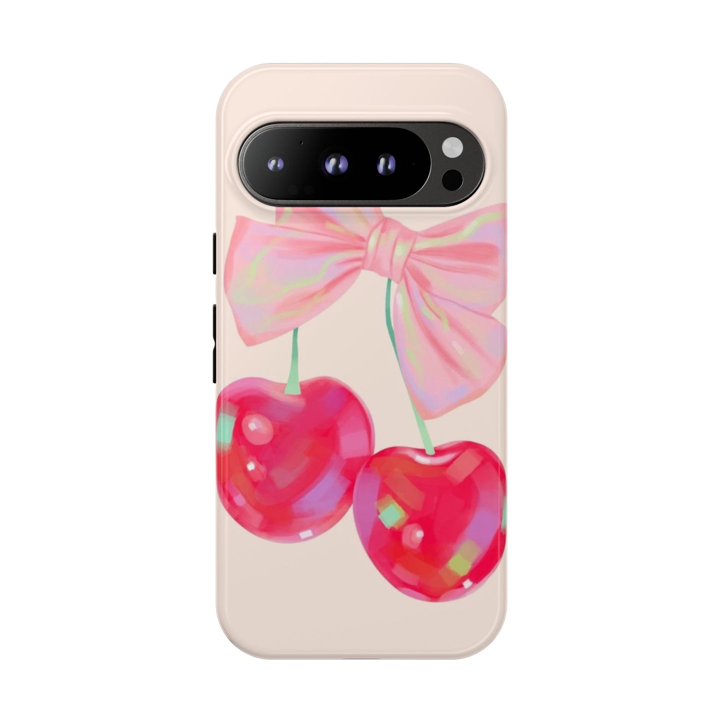 Cherry Bow Pink Phone Case