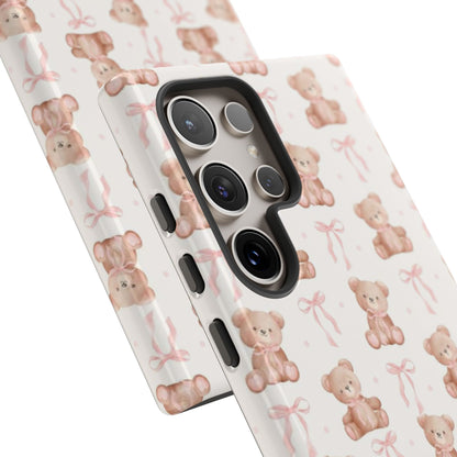 Coquette Teddy Bear Phone Case
