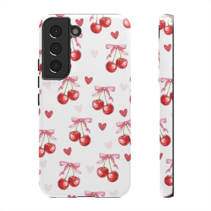Cherry Coquette Cute Durable Tough Phone Case