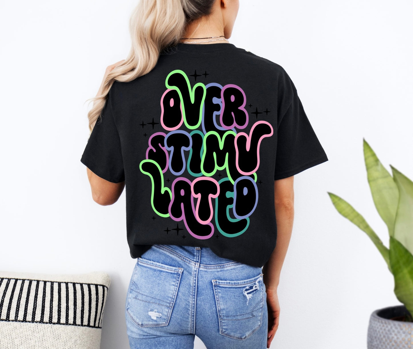 Overstimulated Neon Shirt