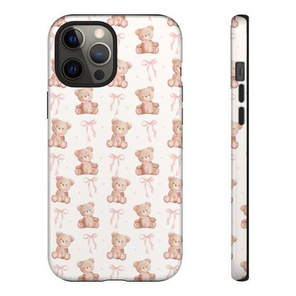 Coquette Teddy Bear Phone Case