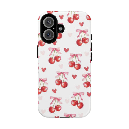 Cherry Coquette Cute Durable Tough Phone Case