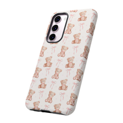 Coquette Teddy Bear Phone Case
