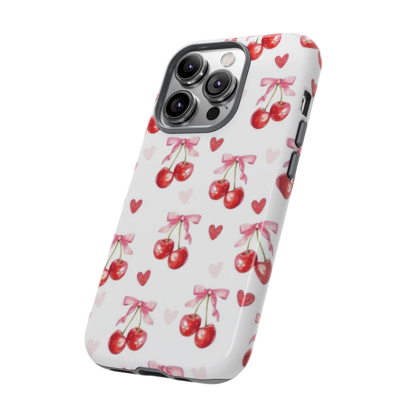 Cherry Coquette Cute Durable Tough Phone Case