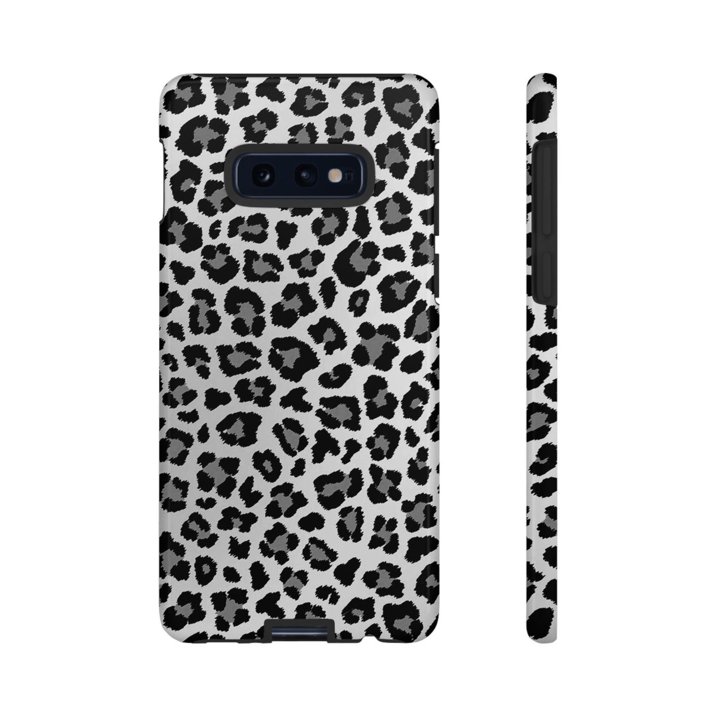 Black and Grey Cheetah Print Phone Case