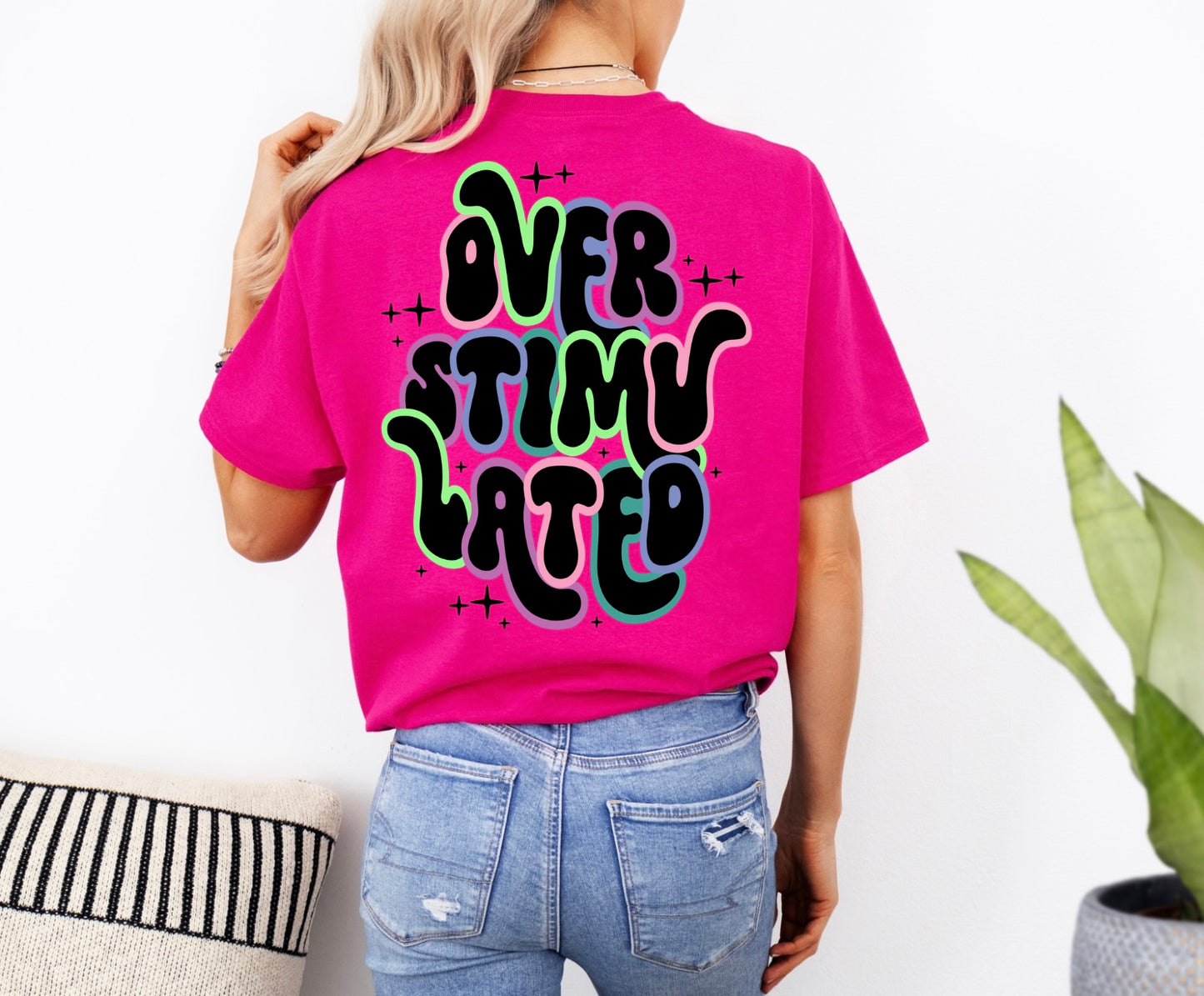 Overstimulated Neon Shirt