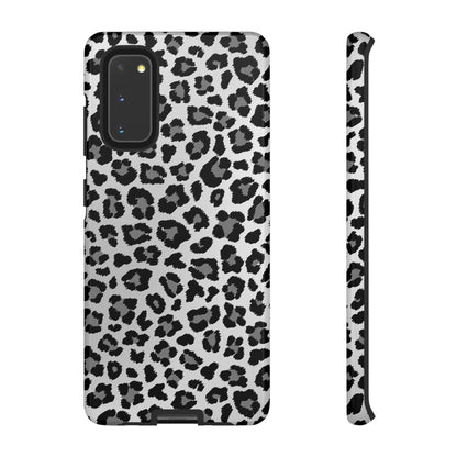 Black and Grey Cheetah Print Phone Case