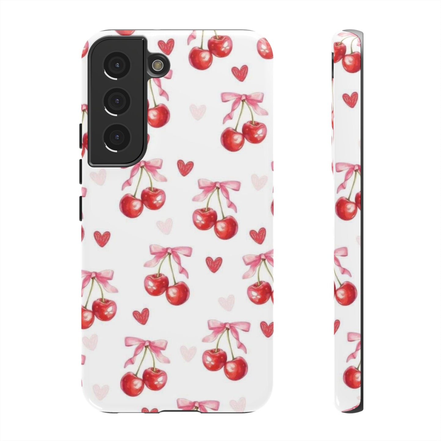 Cherry Coquette Cute Durable Tough Phone Case