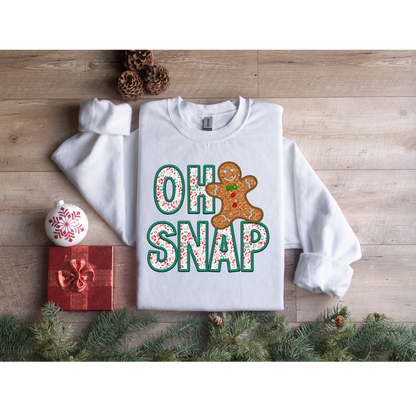 Oh Snap Gingerbread Sweatshirt