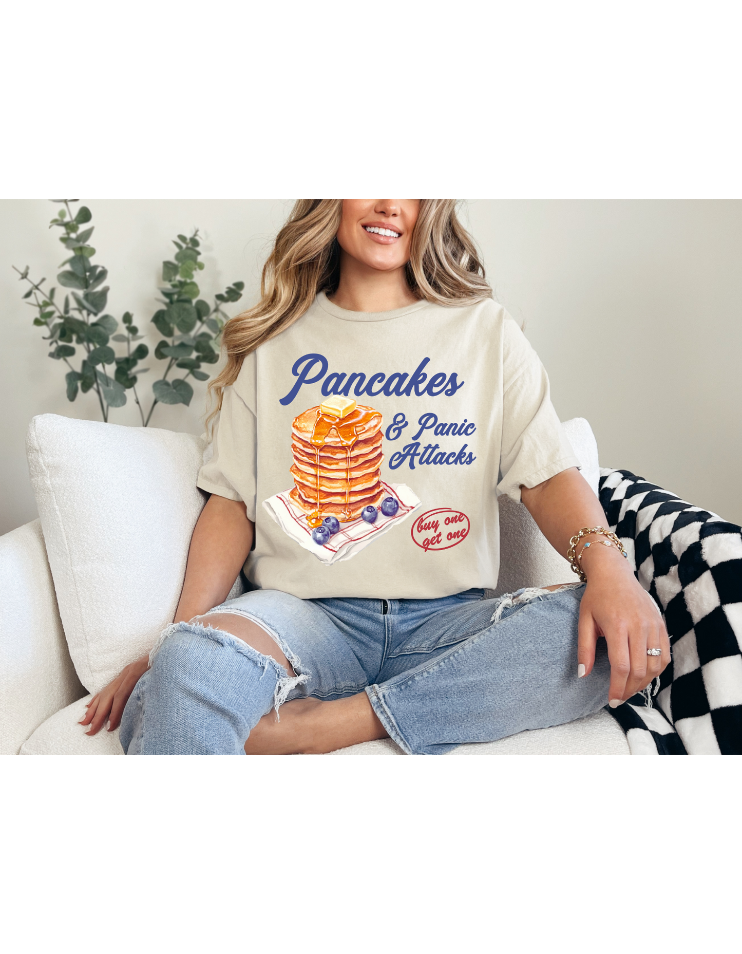Pancakes & Panic Attacks Shirt