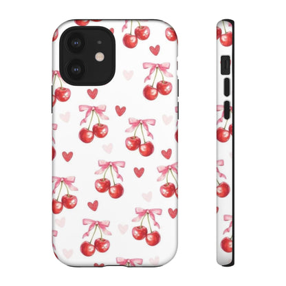 Cherry Coquette Cute Durable Tough Phone Case