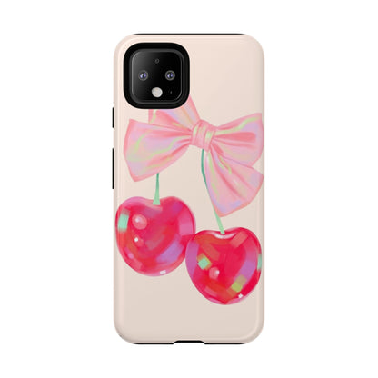 Cherry Bow Pink Phone Case