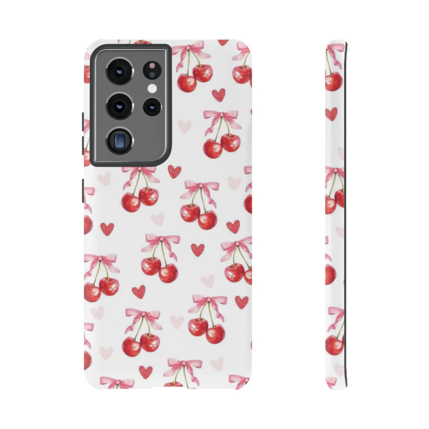 Cherry Coquette Cute Durable Tough Phone Case