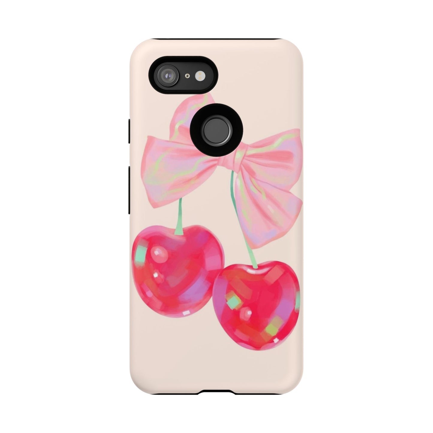 Cherry Bow Pink Phone Case