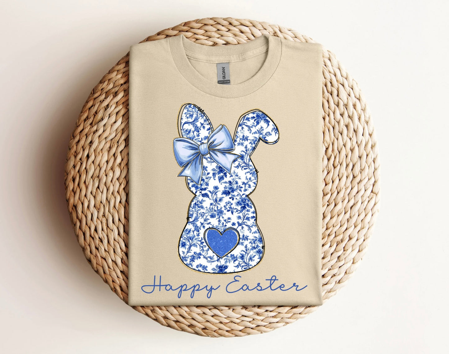 Blue Easter Bunny Shirt