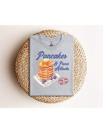 Pancake & Panic Attacks Distress Shirt
