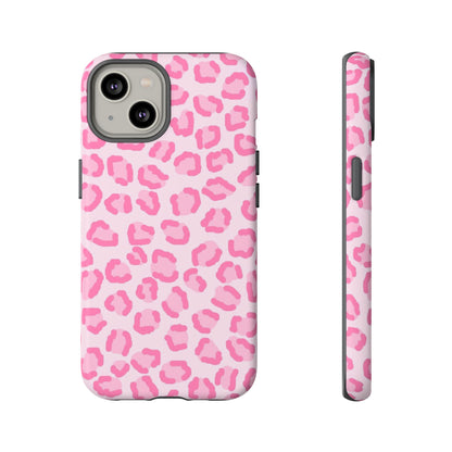 Pink Cheetah Print Phone Case for iPhone and Samsung