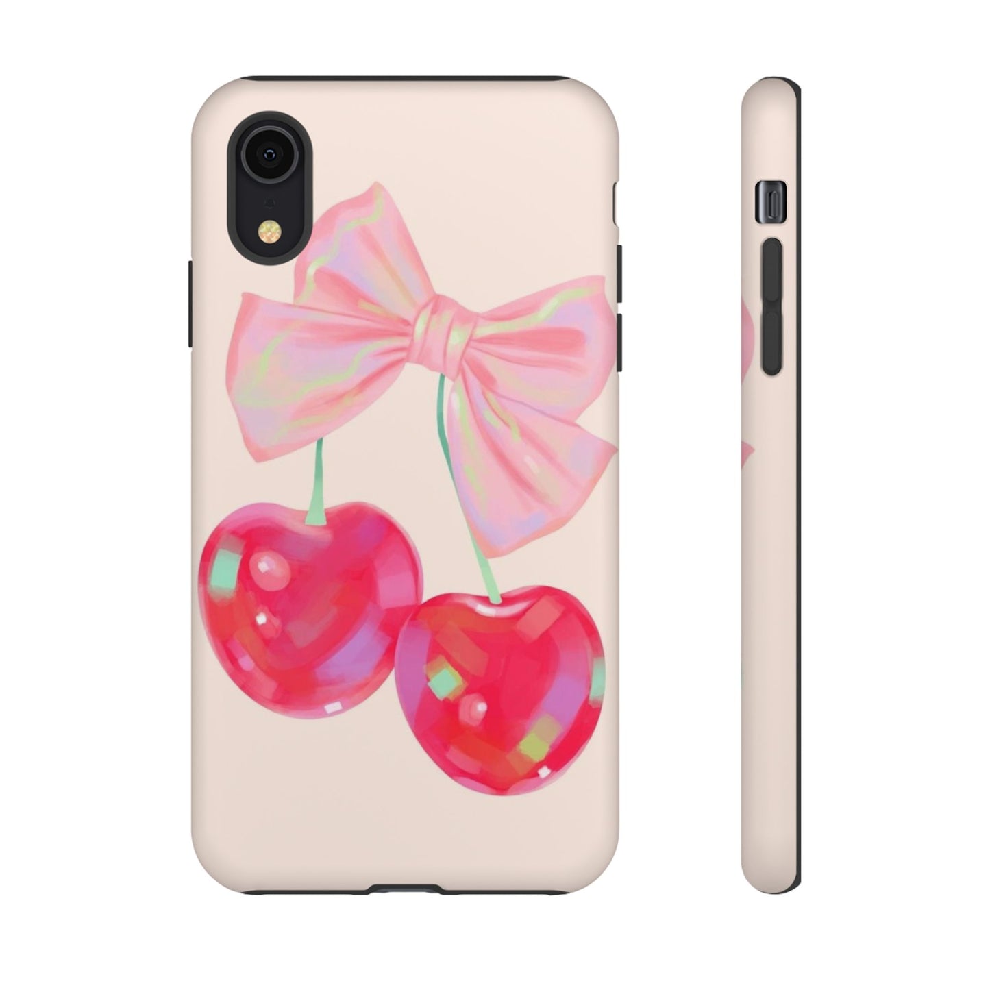 Cherry Bow Pink Phone Case