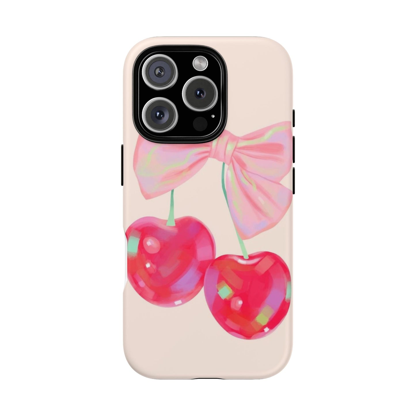 Cherry Bow Pink Phone Case