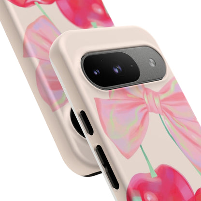 Cherry Bow Pink Phone Case
