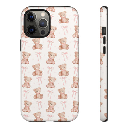 Coquette Teddy Bear Phone Case