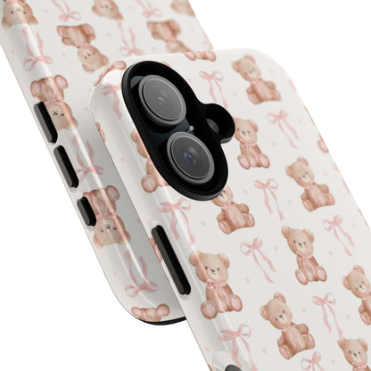 Coquette Teddy Bear Phone Case