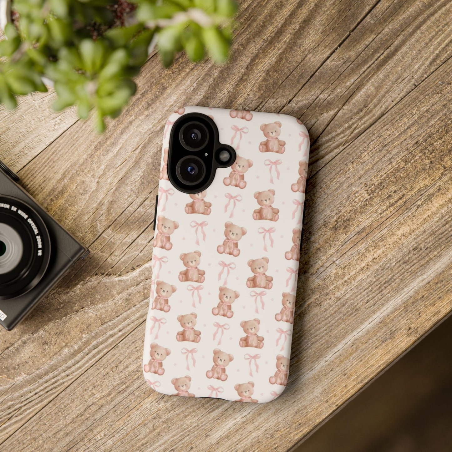 Coquette Teddy Bear Phone Case