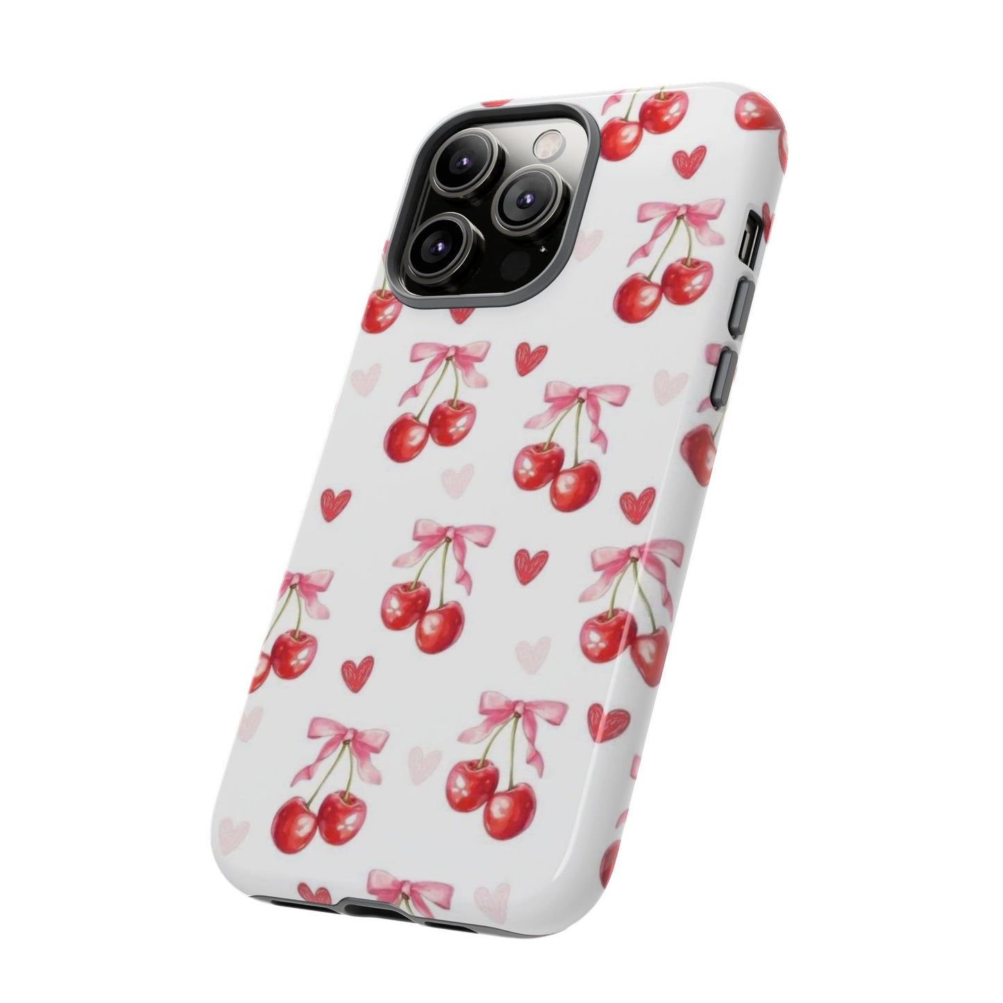Cherry Coquette Cute Durable Tough Phone Case