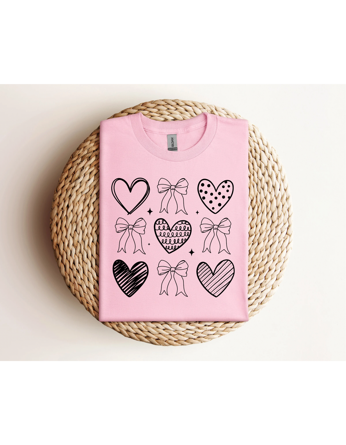 Black Valentines Coquette shirt