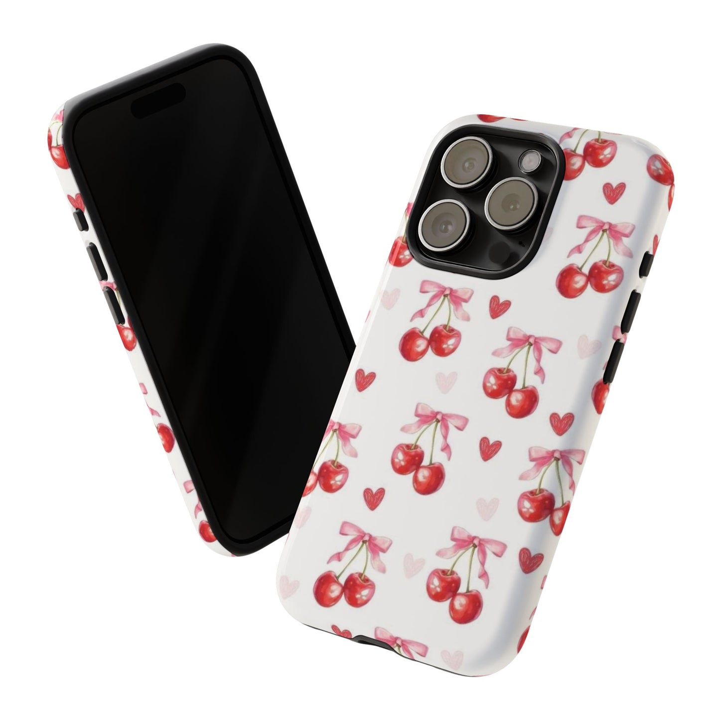 Cherry Coquette Cute Durable Tough Phone Case