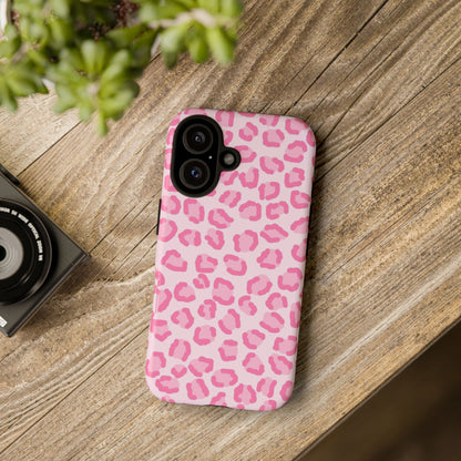 Pink Cheetah Print Phone Case for iPhone and Samsung