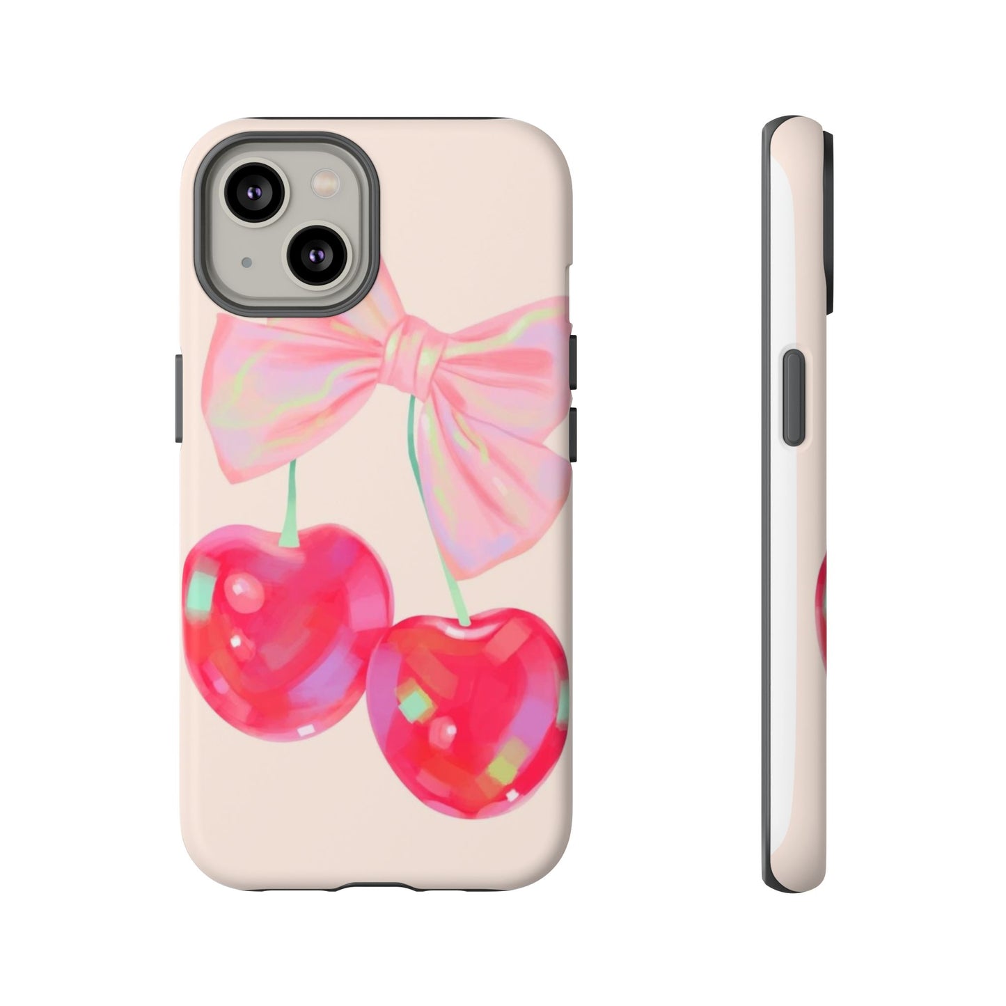 Cherry Bow Pink Phone Case