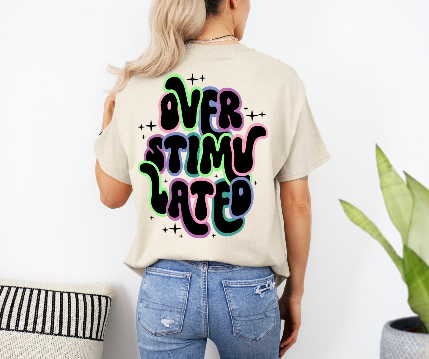 Overstimulated Neon Shirt