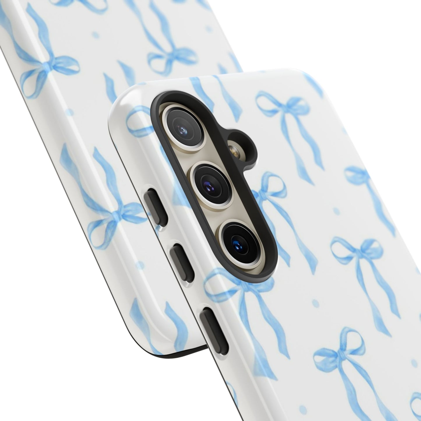 Blue Coquette Bow Phone Case