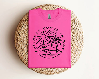 Happiness comes in waves shirt