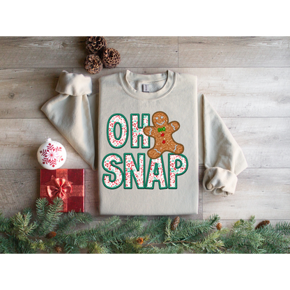 Oh Snap Gingerbread Sweatshirt
