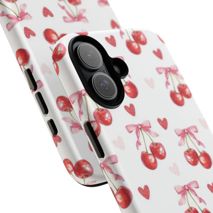 Cherry Coquette Cute Durable Tough Phone Case