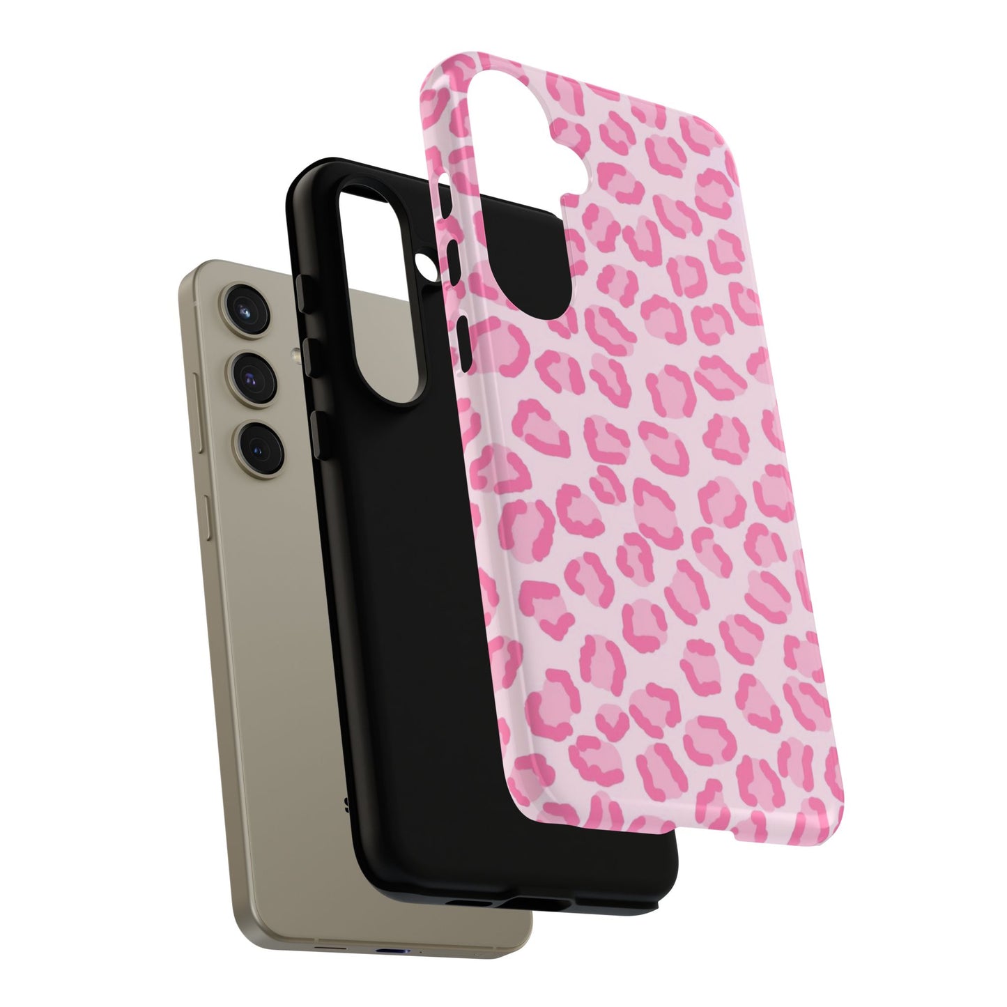Pink Cheetah Print Phone Case for iPhone and Samsung