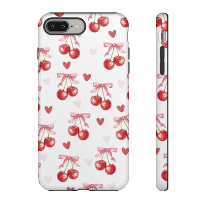 Cherry Coquette Cute Durable Tough Phone Case