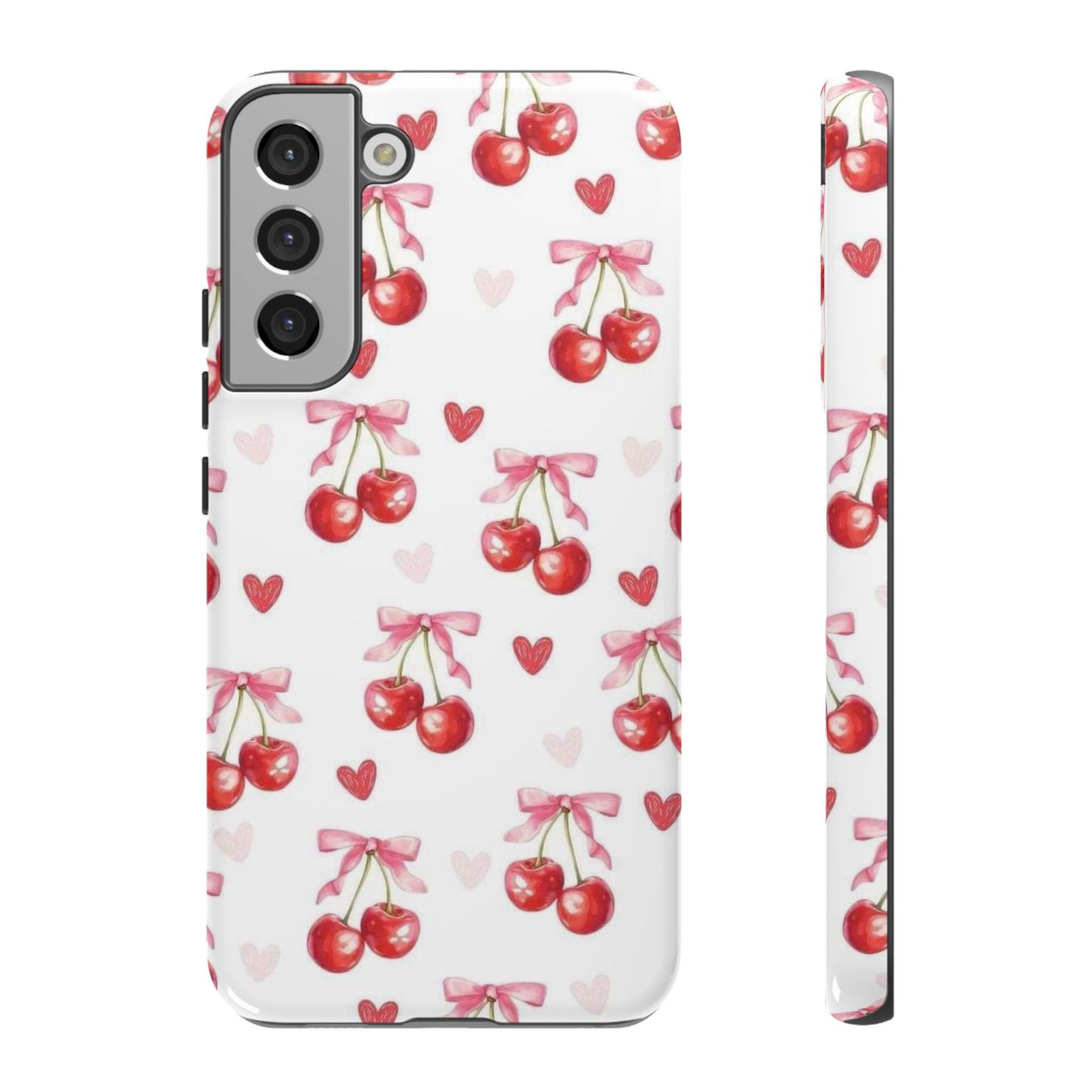 Cherry Coquette Cute Durable Tough Phone Case