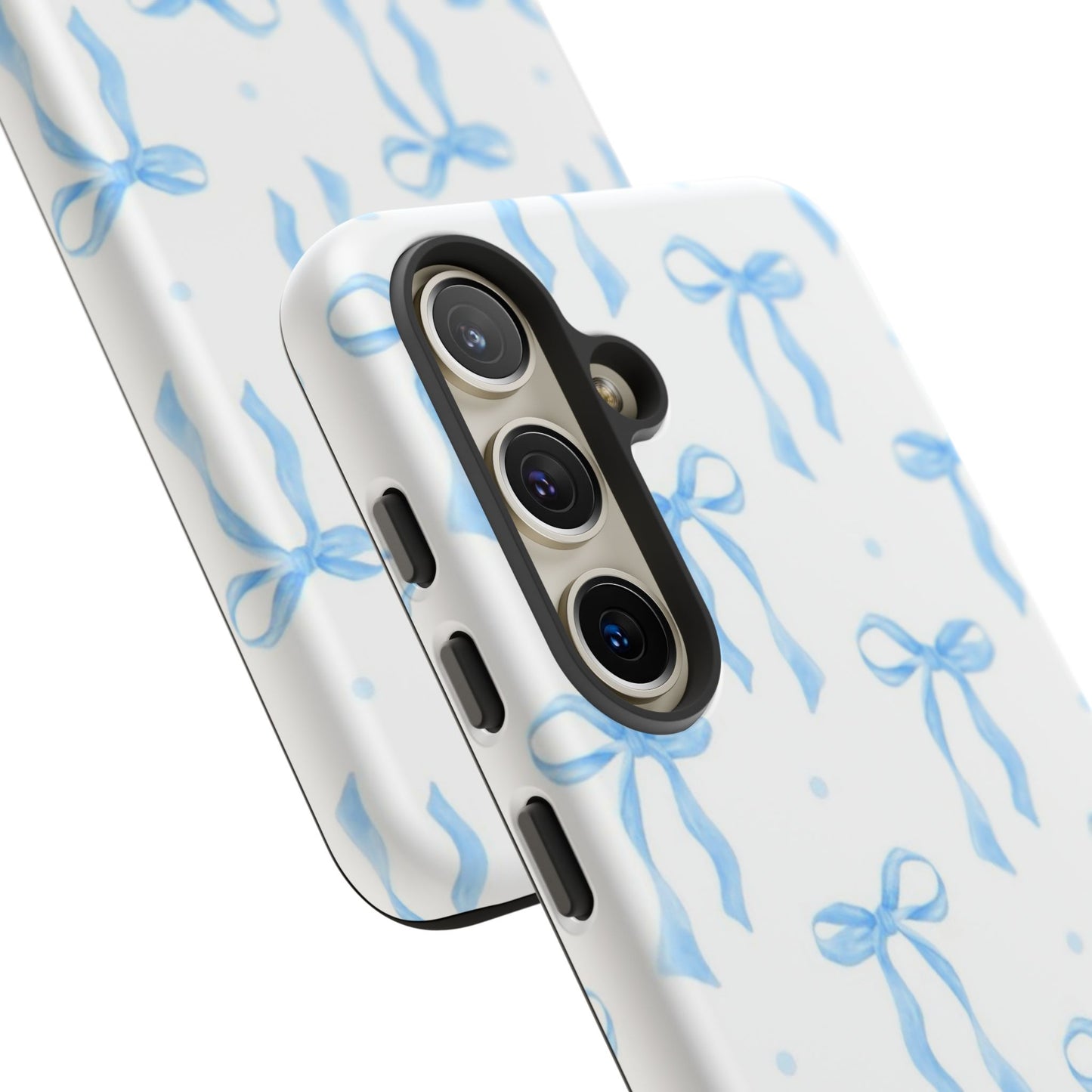 Blue Coquette Bow Phone Case